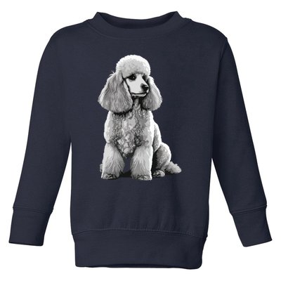 Funny Poodle Dog Miniature Poodle Toy Poodle 1995 Toddler Sweatshirt