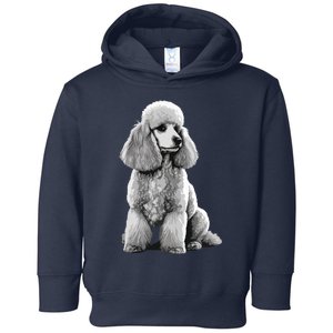 Funny Poodle Dog Miniature Poodle Toy Poodle 1995 Toddler Hoodie