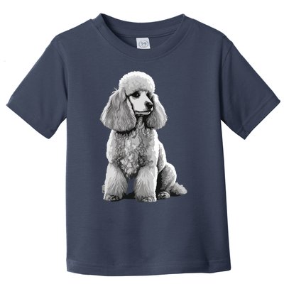 Funny Poodle Dog Miniature Poodle Toy Poodle 1995 Toddler T-Shirt