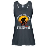 Funny People Dont Believe Im Real But They Believe Biden Ladies Essential Flowy Tank