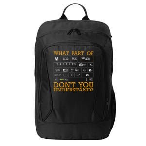 Funny Photography Design Men Women Photographer Instructors City Backpack