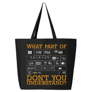 Funny Photography Design Men Women Photographer Instructors 25L Jumbo Tote