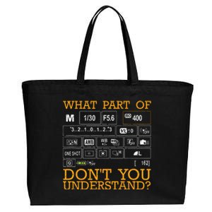 Funny Photography Design Men Women Photographer Instructors Cotton Canvas Jumbo Tote