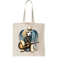 Funny Poodle Dog Miniature Poodle Toy Poodle Country Music Tote Bag