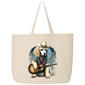 Funny Poodle Dog Miniature Poodle Toy Poodle Country Music 25L Jumbo Tote