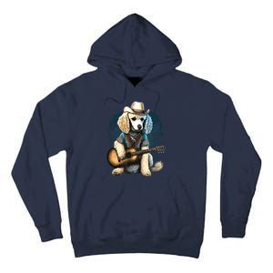 Funny Poodle Dog Miniature Poodle Toy Poodle Country Music Tall Hoodie