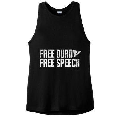 Free Pavel Durov Telegram Free Speech Ladies PosiCharge Tri-Blend Wicking Tank