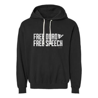 Free Pavel Durov Telegram Free Speech Garment-Dyed Fleece Hoodie