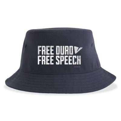 Free Pavel Durov Telegram Free Speech Sustainable Bucket Hat
