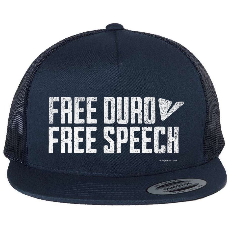 Free Pavel Durov Telegram Free Speech Flat Bill Trucker Hat