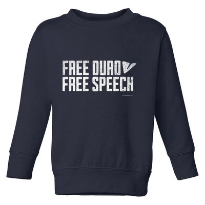 Free Pavel Durov Telegram Free Speech Toddler Sweatshirt