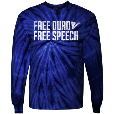 Free Pavel Durov Telegram Free Speech Tie-Dye Long Sleeve Shirt