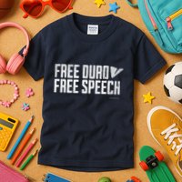 Free Pavel Durov Telegram Free Speech Kids T-Shirt