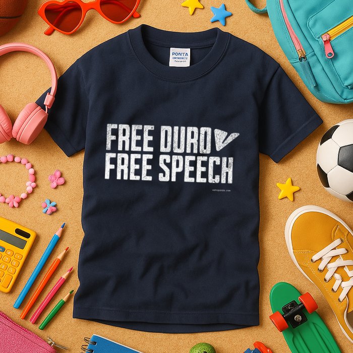 Free Pavel Durov Telegram Free Speech Kids T-Shirt