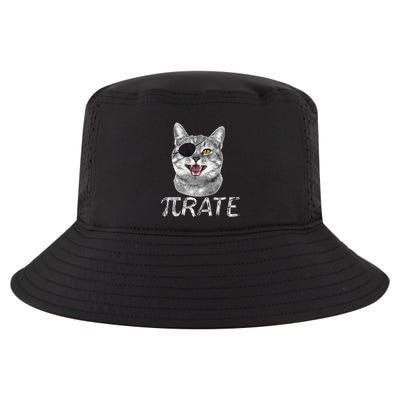 Funny Pi Day Math Science Cat Pirate Cool Comfort Performance Bucket Hat