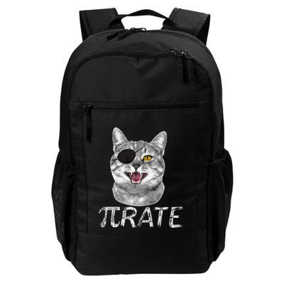Funny Pi Day Math Science Cat Pirate Backpack