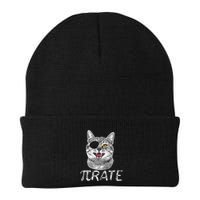 Funny Pi Day Math Science Cat Pirate Beanie