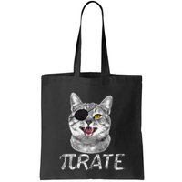 Funny Pi Day Math Science Cat Pirate Bag