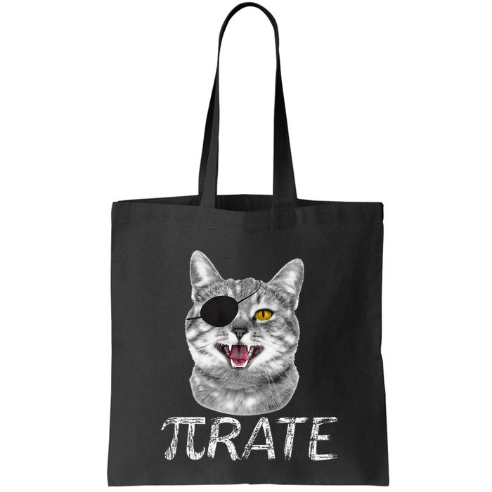 Funny Pi Day Math Science Cat Pirate Bag
