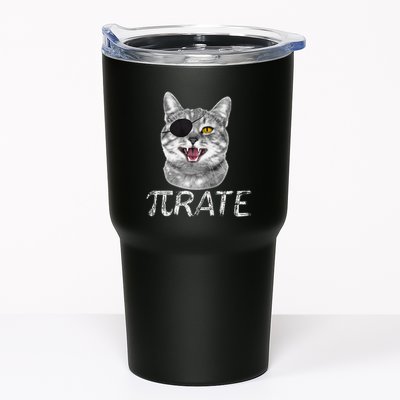 Funny Pi Day Math Science Cat Pirate Tumbler