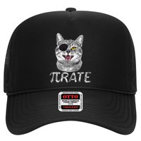 Funny Pi Day Math Science Cat Pirate Trucker Hat