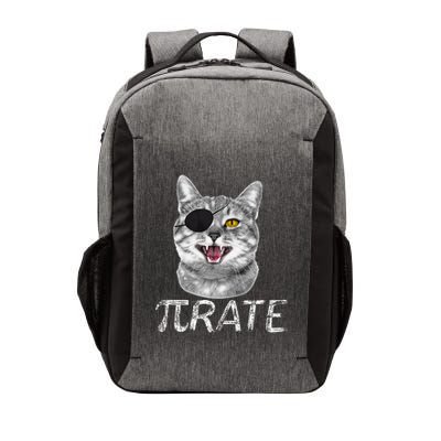 Funny Pi Day Math Science Cat Pirate Vector Backpack