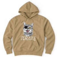 Funny Pi Day Math Science Cat Pirate Hoodie