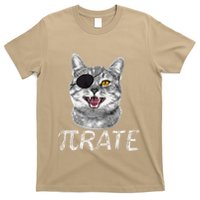 Funny Pi Day Math Science Cat Pirate T-Shirt
