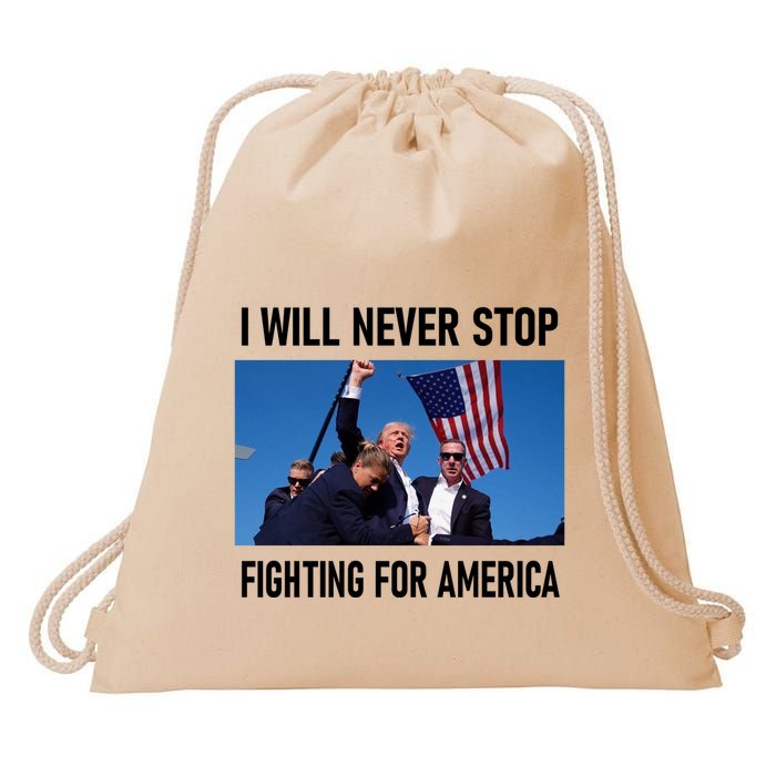 Former President Donald Trump Supporters Drawstring Bag