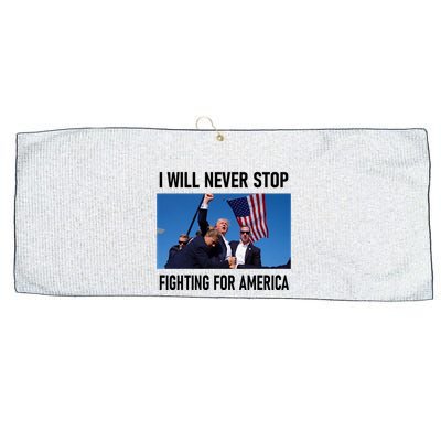 Former President Donald Trump Supporters Large Microfiber Waffle Golf Towel
