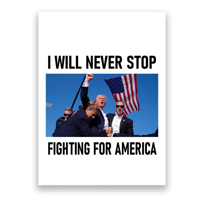 Former President Donald Trump Supporters Poster