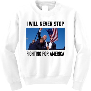 Former President Donald Trump Supporters Kids Sweatshirt