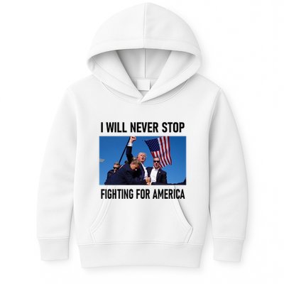 Former President Donald Trump Supporters Kids Hoodie