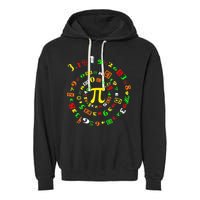 Funny Pi Day Spiral Pi Math For Pi Day 3 14 Garment-Dyed Fleece Hoodie