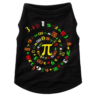 Funny Pi Day Spiral Pi Math For Pi Day 3 14 Doggie Tank