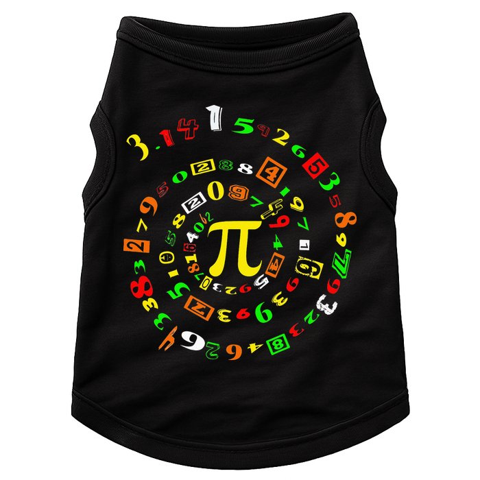 Funny Pi Day Spiral Pi Math For Pi Day 3 14 Doggie Tank
