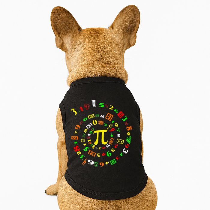 Funny Pi Day Spiral Pi Math For Pi Day 3 14 Doggie Tank