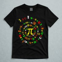 Funny Pi Day Spiral Pi Math For Pi Day 3 14 T-Shirt