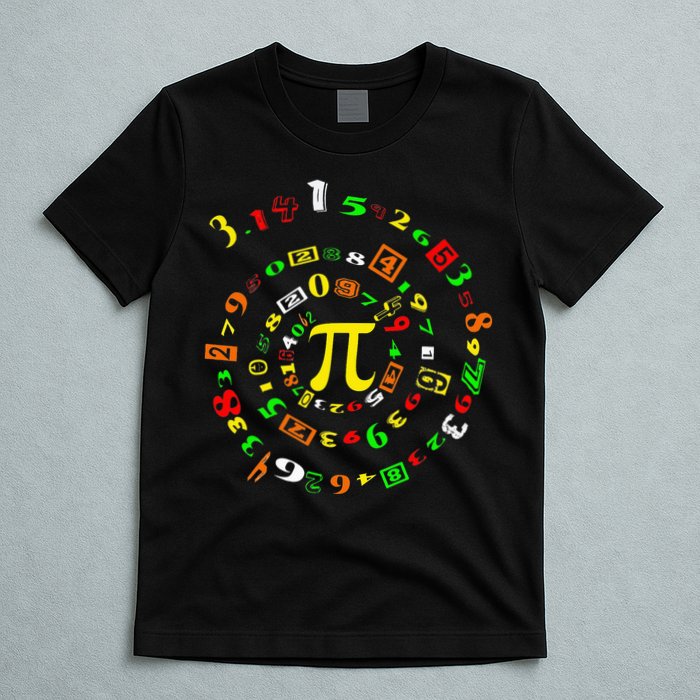 Funny Pi Day Spiral Pi Math For Pi Day 3 14 T-Shirt