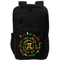 Funny Pi Day Spiral Pi Math For Pi Day 3 14 Impact Tech Backpack
