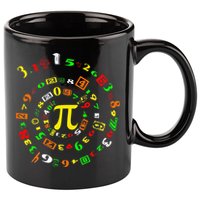 Funny Pi Day Spiral Pi Math For Pi Day 3 14 11oz C Handle Ceramic Mug