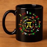 Funny Pi Day Spiral Pi Math For Pi Day 3 14 11oz C Handle Ceramic Mug