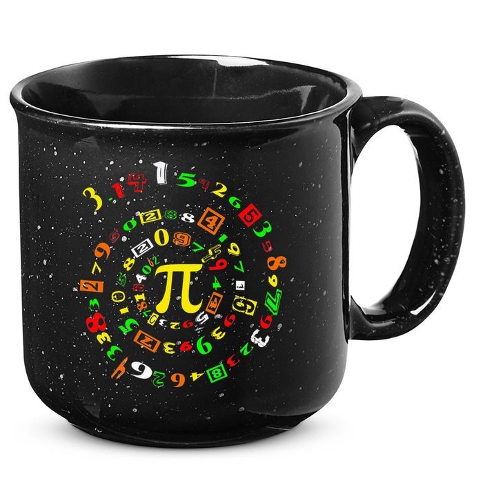 Funny Pi Day Spiral Pi Math For Pi Day 3 14 15oz Campfire Ceramic Mug