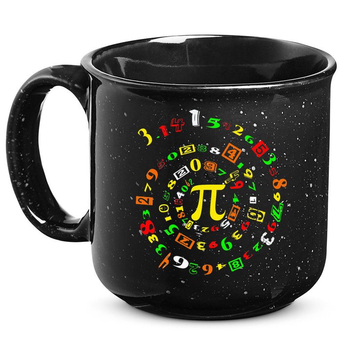 Funny Pi Day Spiral Pi Math For Pi Day 3 14 15oz Campfire Ceramic Mug