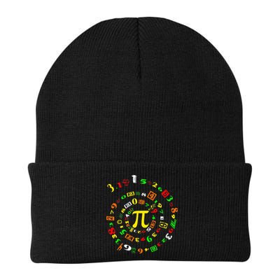 Funny Pi Day Spiral Pi Math For Pi Day 3 14 Beanie