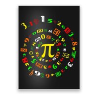 Funny Pi Day Spiral Pi Math For Pi Day 3 14 Poster