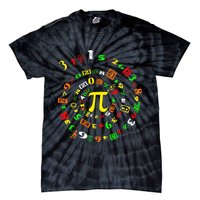 Funny Pi Day Spiral Pi Math For Pi Day 3 14 Tie-Dye T-Shirt