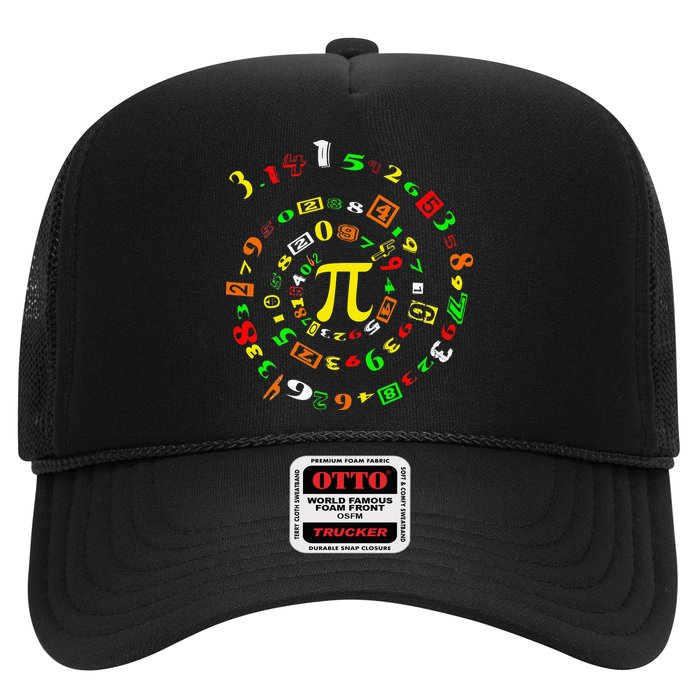 Funny Pi Day Spiral Pi Math For Pi Day 3 14 Trucker Hat