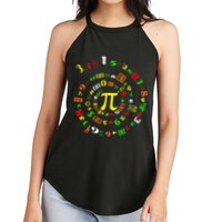 Funny Pi Day Spiral Pi Math For Pi Day 3 14 Women's Perfect Tri Rocker Tank