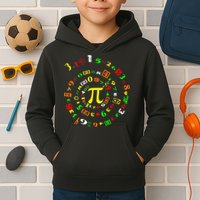 Funny Pi Day Spiral Pi Math For Pi Day 3 14 Kids Hoodie